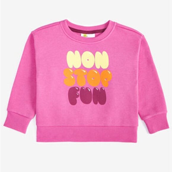 Epic Threads Pink Kids Sweatshirt with Fun Graphic - Picture 1 of 2